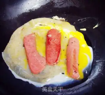 Make Hand grab cake step 2
