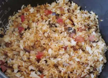 Make Sausage rice step 4