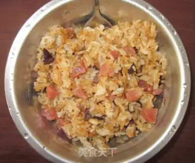 Make Sausage rice step 5