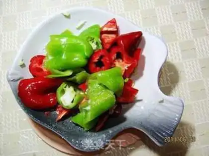 Make Twin pepper cabbage step 0