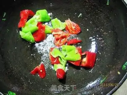 Make Twin pepper cabbage step 2