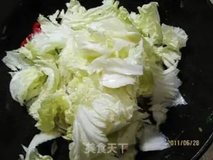 Make Twin pepper cabbage step 3