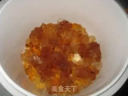 Make Peach and cucumber step 1