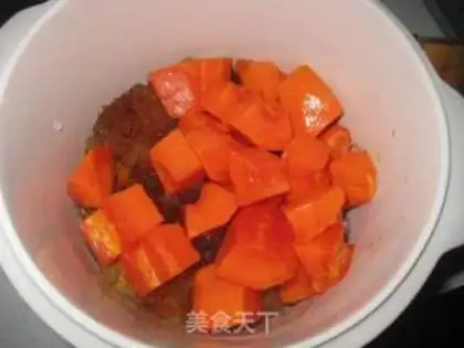Make Peach and cucumber step 2