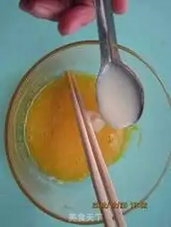Make Fruit, cream and egg step 2