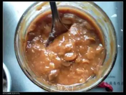 Make Soybean fried eggs step 1
