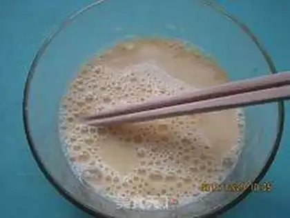 Make Fruit, cream and egg step 5