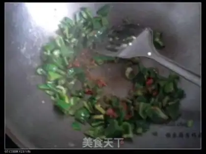 Make Soybean fried eggs step 3