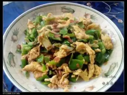 Make Soybean fried eggs step 4