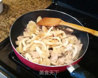 Make Abalone mushroom soup step 2