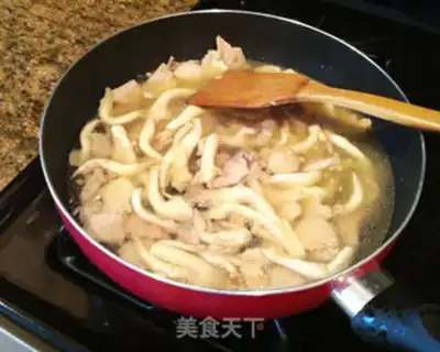 Make Abalone mushroom soup step 3