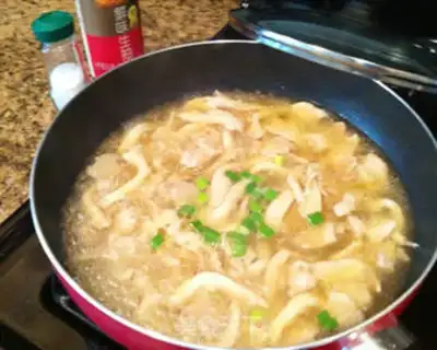 Make Abalone mushroom soup step 4