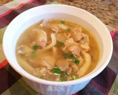 Make Abalone mushroom soup step 5