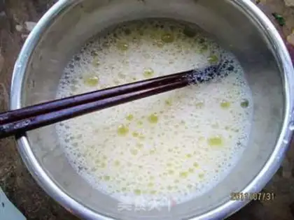 Make Egg evaporation clams step 0