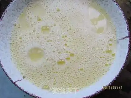 Make Egg evaporation clams step 1