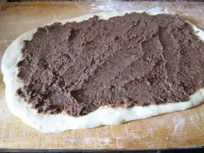 Make Red bean toast step 7