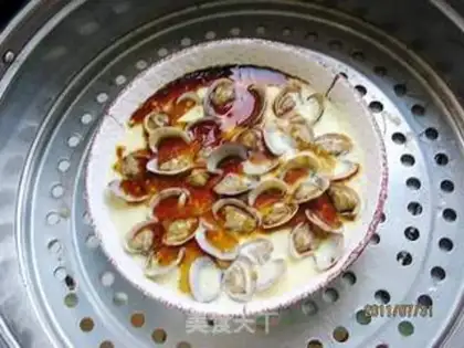 Make Egg evaporation clams step 3