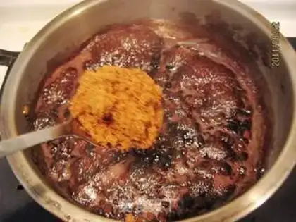 Make Bean with honey step 2