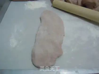 Make Purple potato cream braid bag step 11