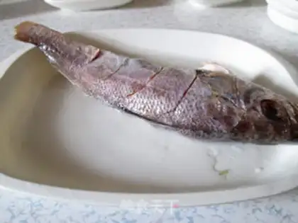 Make The meat-drink and the yellowfish step 2