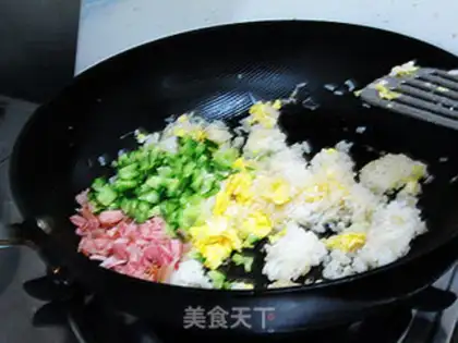 Make Cheese rice step 4