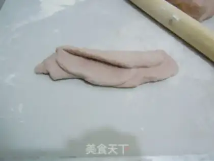 Make Purple potato cream braid bag step 14