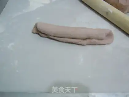Make Purple potato cream braid bag step 15