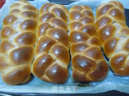 Make Purple potato cream braid bag step 20
