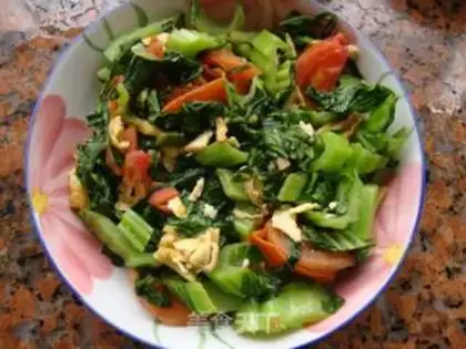 Make Tomato egg noodles step 6