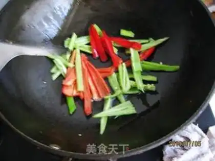 Make Tea mushrooms, bean skin step 2