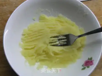 Make Potato mashed cheese for shrimp step 8