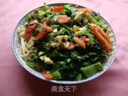 Make Tomato egg noodles step 9