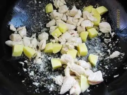 Make Potato chicken step 3