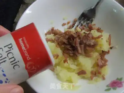 Make Potato mashed cheese for shrimp step 11
