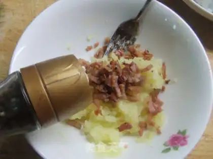 Make Potato mashed cheese for shrimp step 12