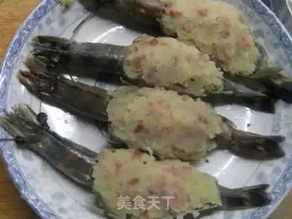Make Potato mashed cheese for shrimp step 13