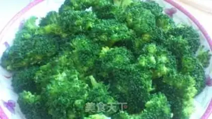 Make ♪ Burn the broccoli ♪ step 2