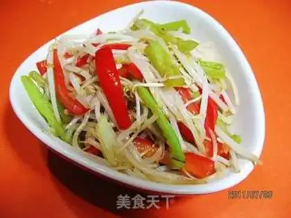 Make Twin green bean sprouts step 4
