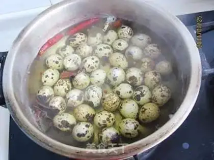 Make Quail eggs step 4