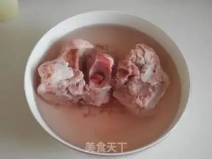 Make A meat milk soup pan step 0