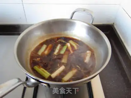 Make Burning sea cucumbers step 8