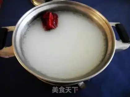Make A meat milk soup pan step 5