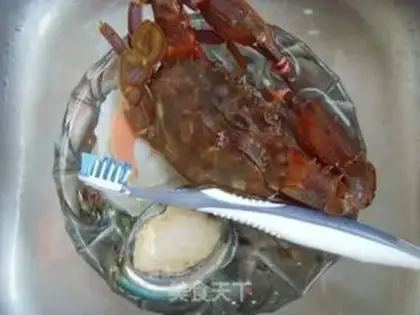 Make Seafood pan step 1