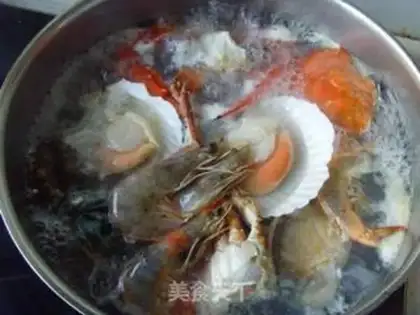 Make Seafood pan step 4