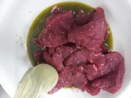 Make Cream cheese steak step 4