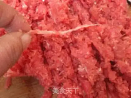 Make Chestnut meatballs step 2