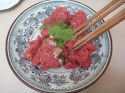 Make Chestnut meatballs step 5