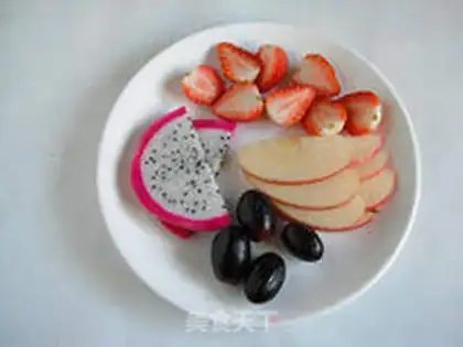 Make Chocolate fruit cake step 1