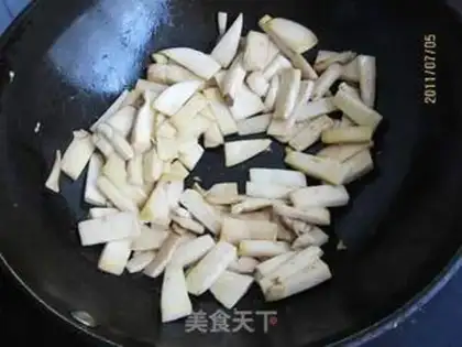 Make Three almond mushrooms step 2