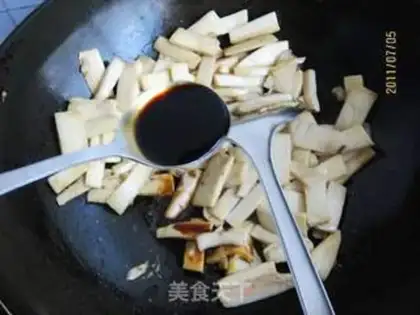 Make Three almond mushrooms step 3